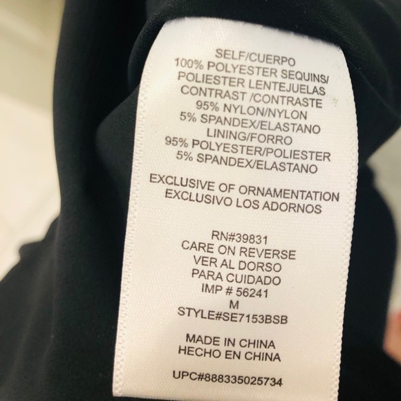 Sam Edelman Sequin Dress In Midnight - Picture 10 of 10